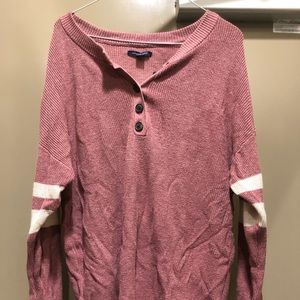 Oversized American Eagle Pink Sweater